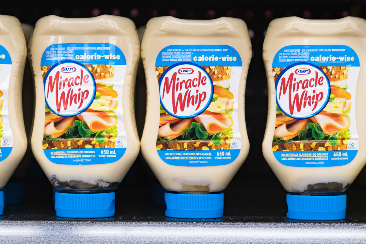 Kraft Miracle Whip bottles
