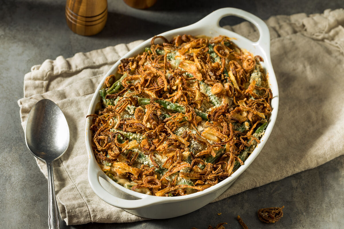 Healthy Homemade Thanksgiving Green Bean Casserole