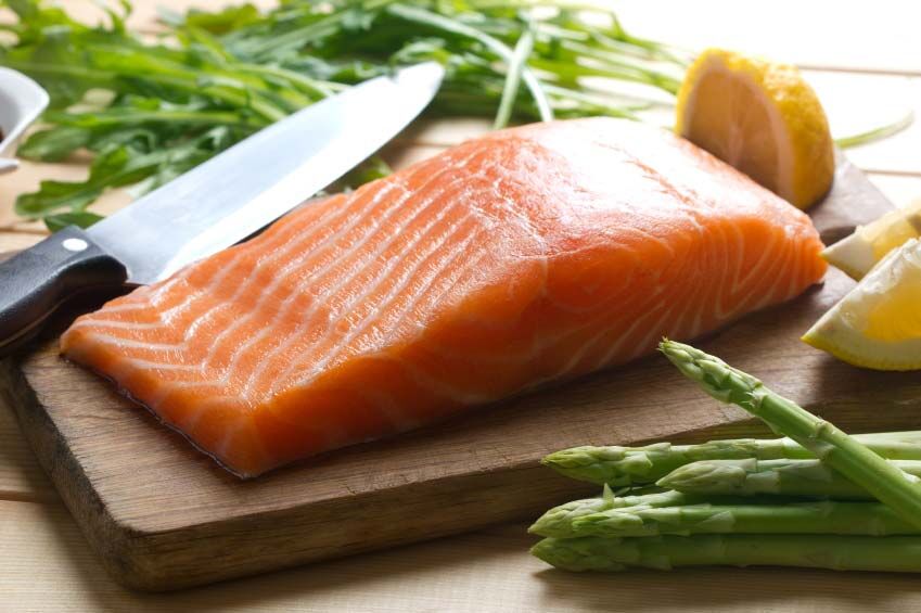 Salmon provide healthy omega 3 fatty acids