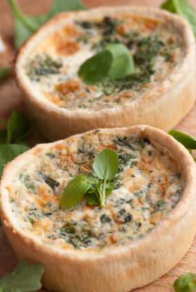 Homemade Spinach Quiche