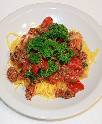low carb spaghetti with meat sauce