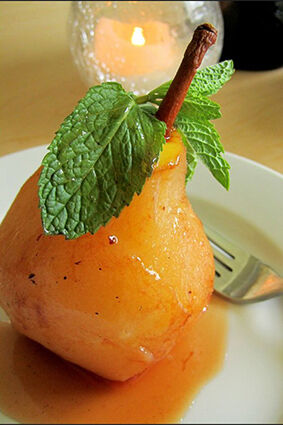 Poached Pear