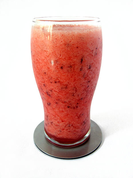 A plum smoothie.