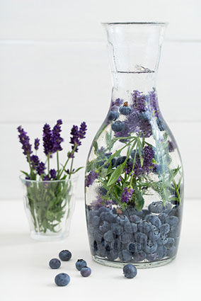 Blueberry lavender water