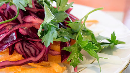 Fresh vegetable salad