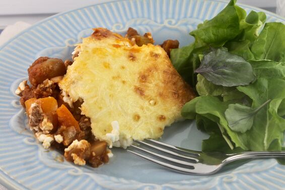 Beef Cottage Cheese Casserole