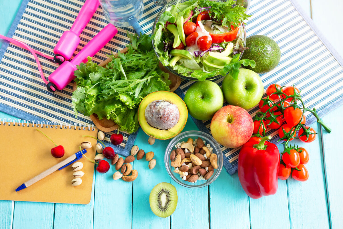 Workout and fitness dieting