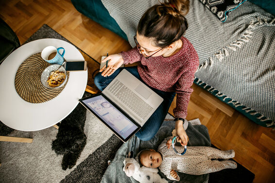 Being a mother and independent woman