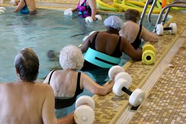 aqua fitness class