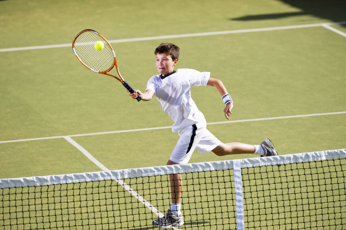 young tennis player