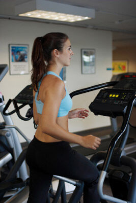 Woman doing cardio workout