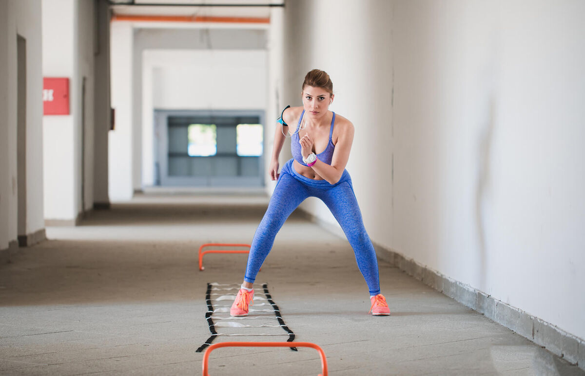 Jumping rope is a simple agility exercise