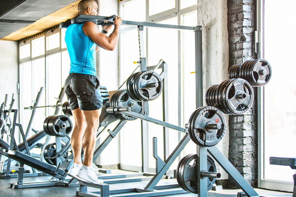 Calf raises exercise