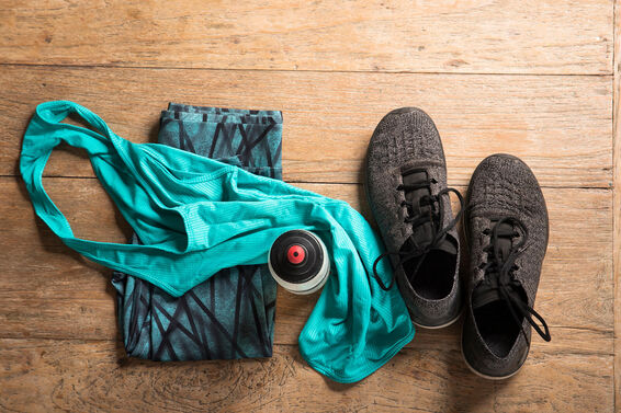 Sports clothes and shoes