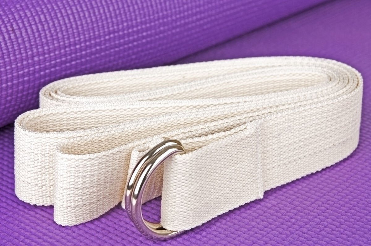 Yoga strap and mat