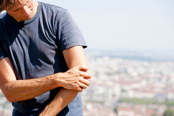 Pain in elbow