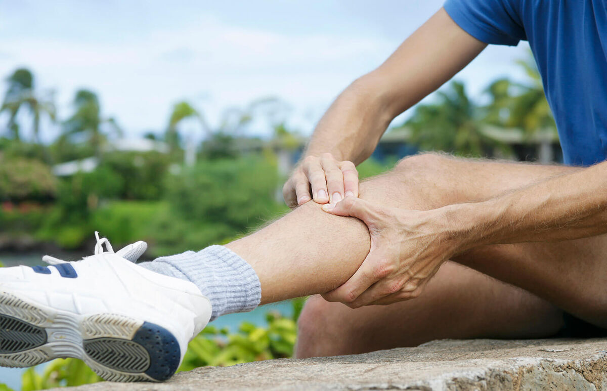Man's shin