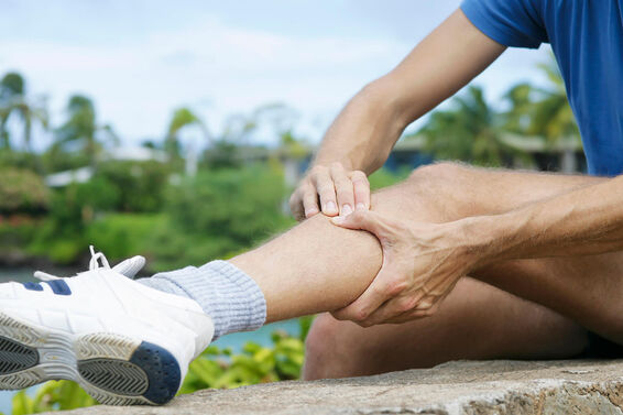 Man's shin