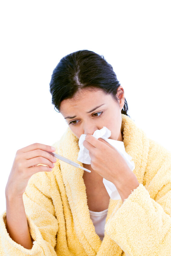sick woman