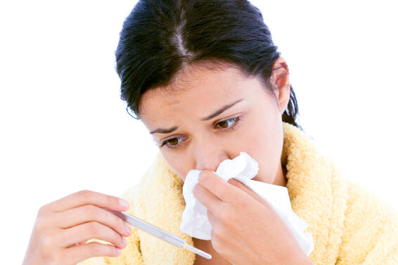 sick woman