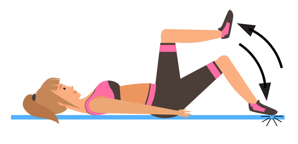 Pilates Toe Taps