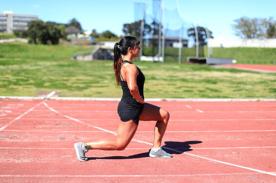 Proper lunge form