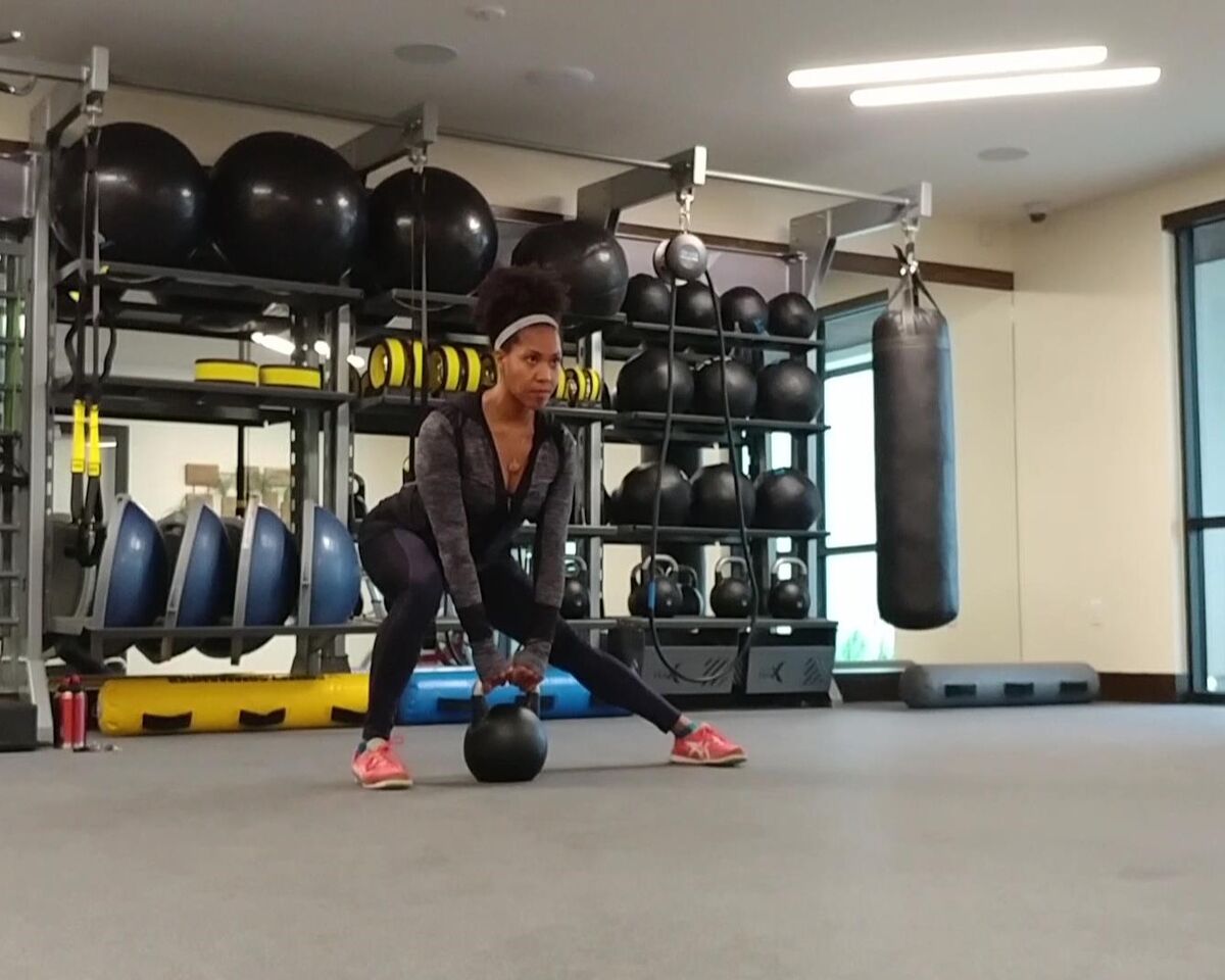 Kettlebell Side Lunge