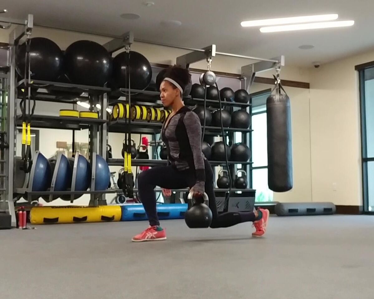 Kettlebell Reverse Lunge