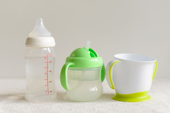 baby bottle sippy and cup