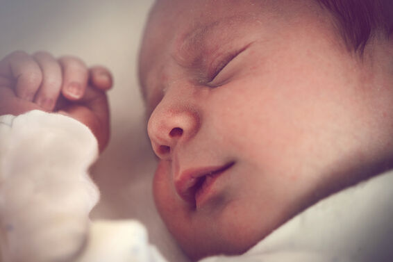 Newborn baby sleeping