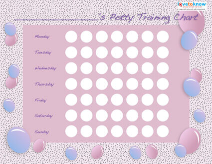 Free potty training chart
