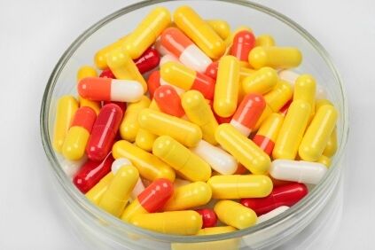 Bowl full of fertility medications