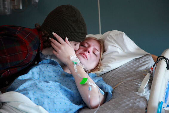 Woman in labor