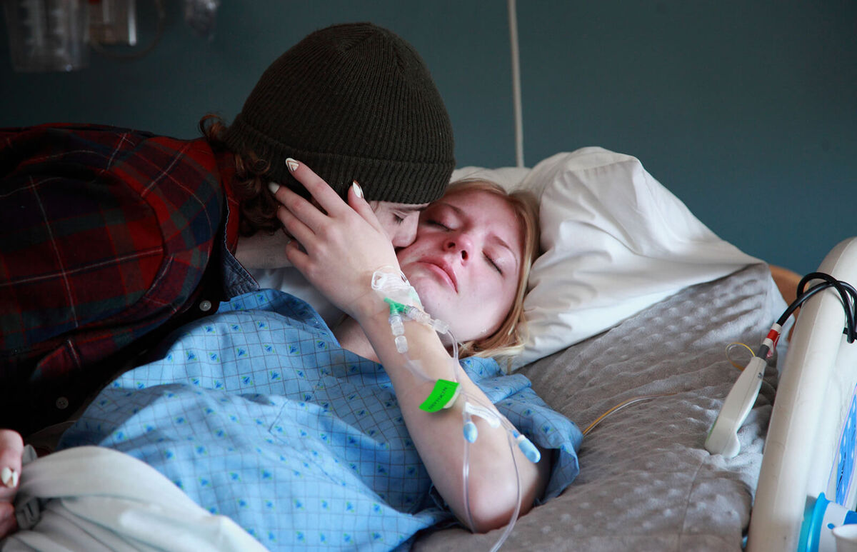 Woman in labor