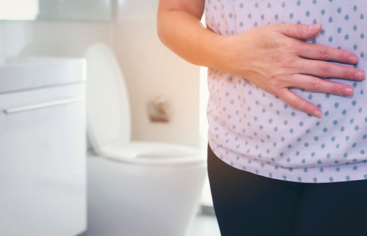Woman With Stomachache