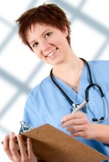 Functional maternity scrubs for medical professionals