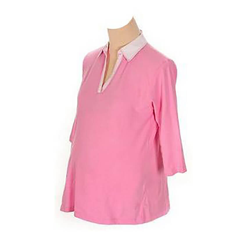 stitch collar maternity tee