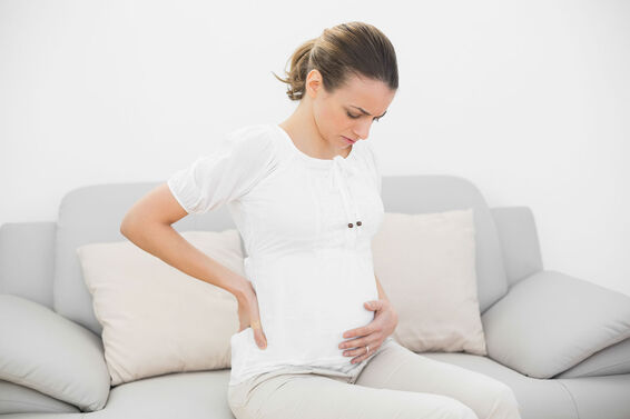 Menstrual pain during pregnancy