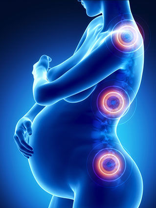 Pregnancy spine problem areas