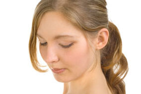 woman applying birth control patch