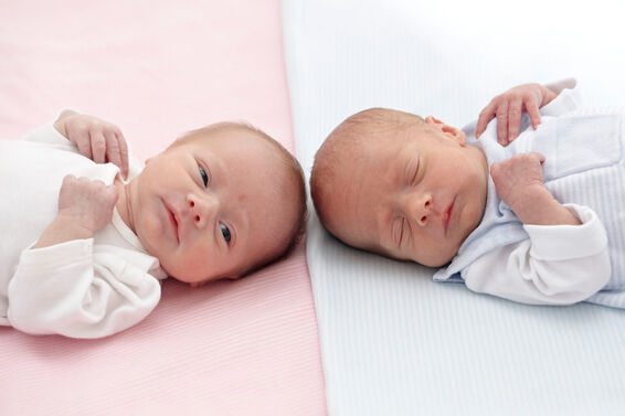 Letter beads spelling Baby Girl