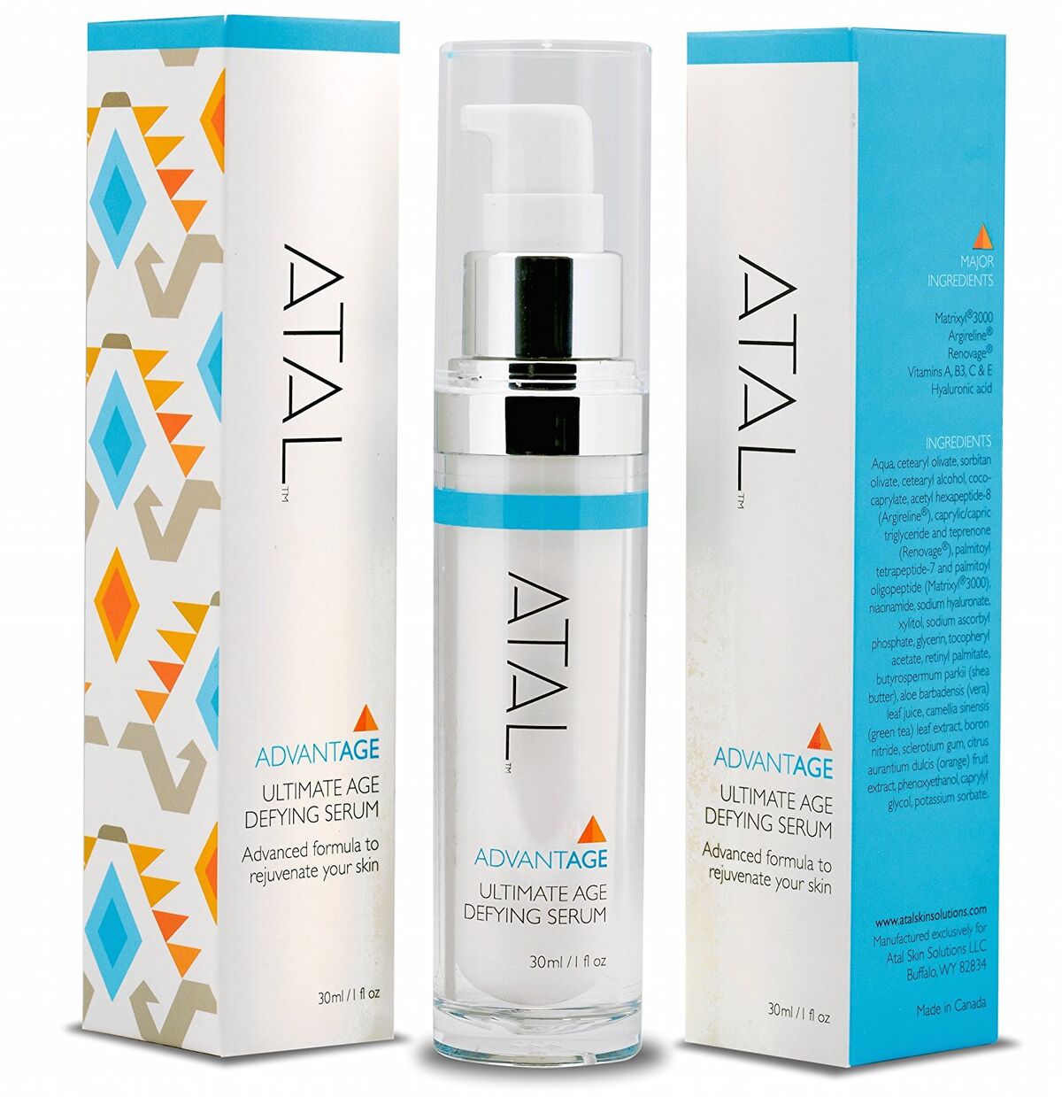 Anti Aging Facial Serum with Anti Wrinkle Moisturizer by ATAL