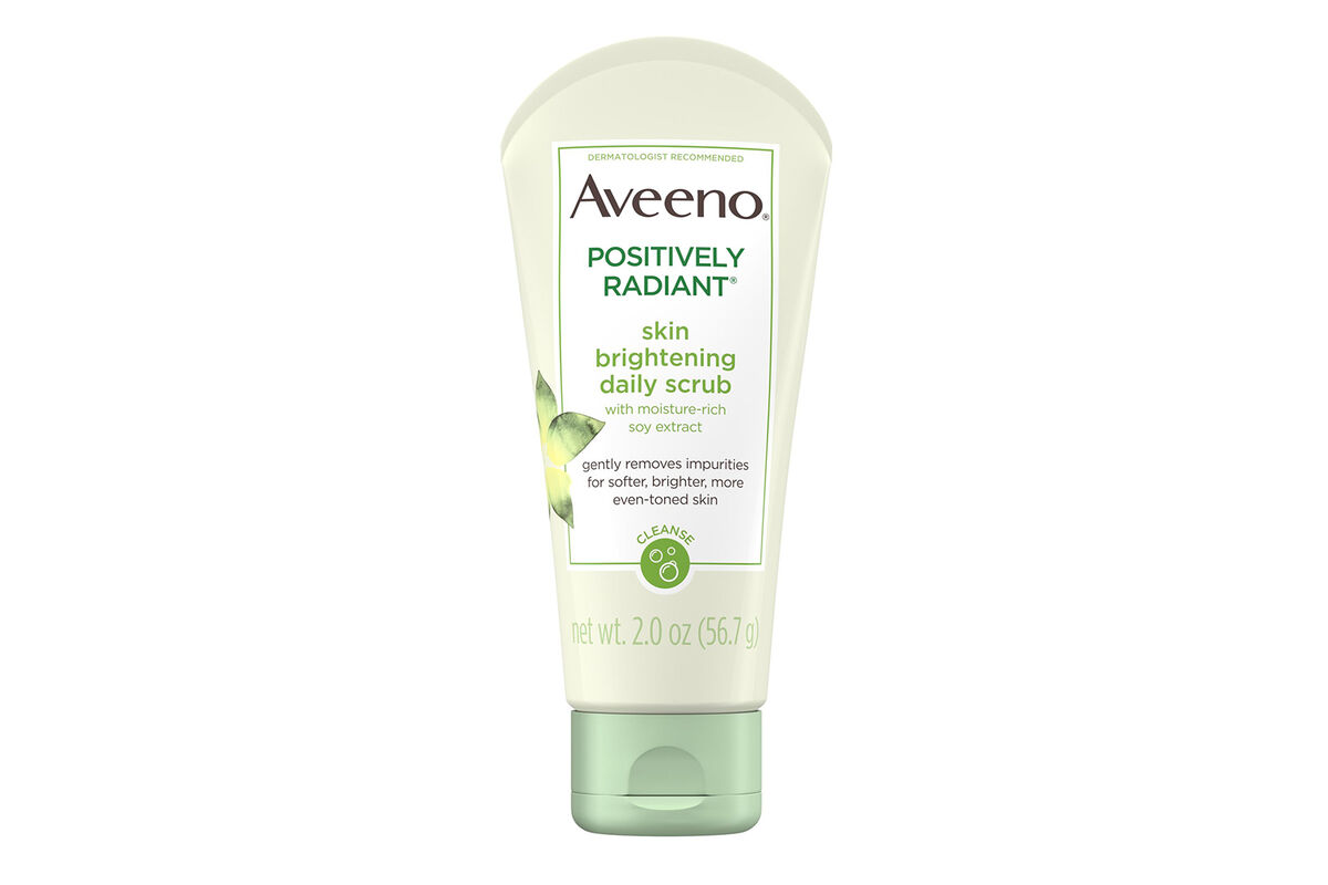 Aveeno Positively Radiant Skin Brightening Exfoliating Daily Face Scrub