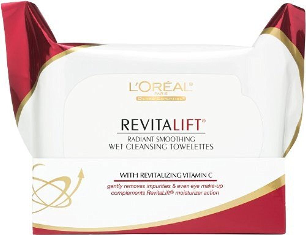 RevitaLift Radiant Smoothing Wet Cleansing Towelettes