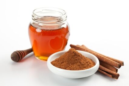 honey and cinnamon