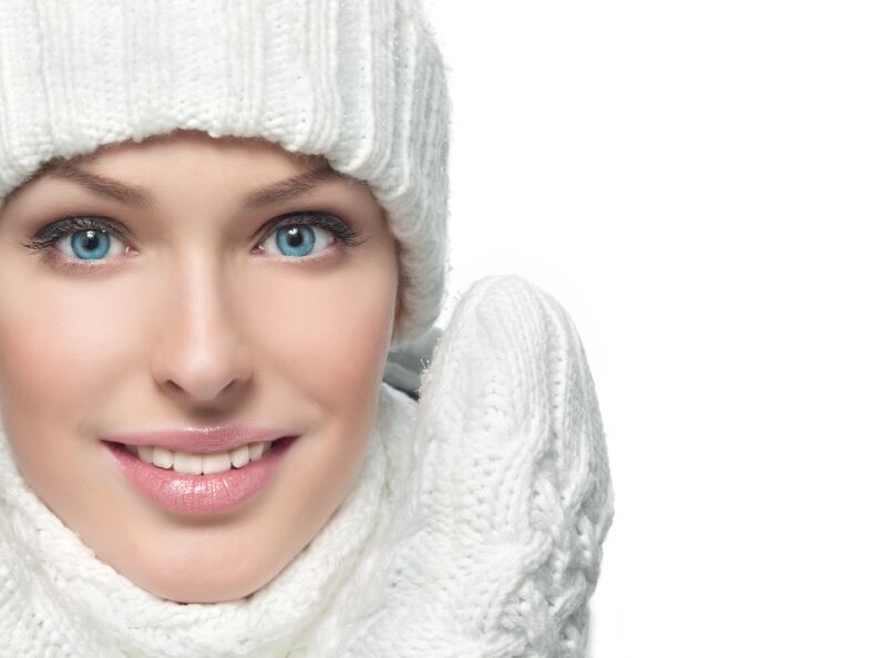 beautiful skin in winter