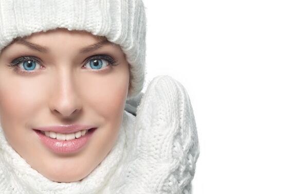 beautiful skin in winter