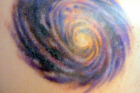 New tattoo looking milky