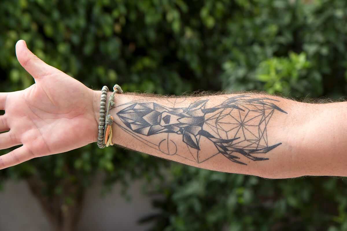 Tattoo deer