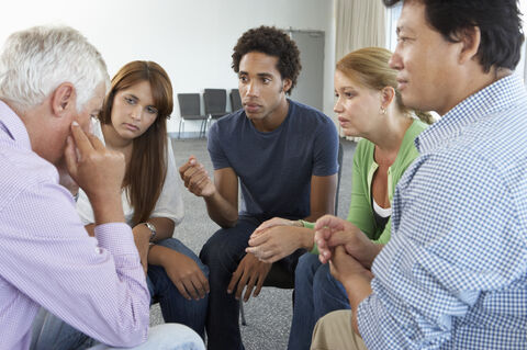 Support group meeting